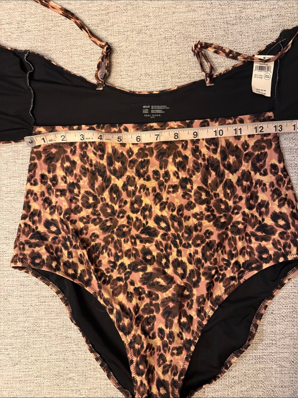 Aerie Leopard Wrap One Piece Swimsuit- - Picture 8 of 14